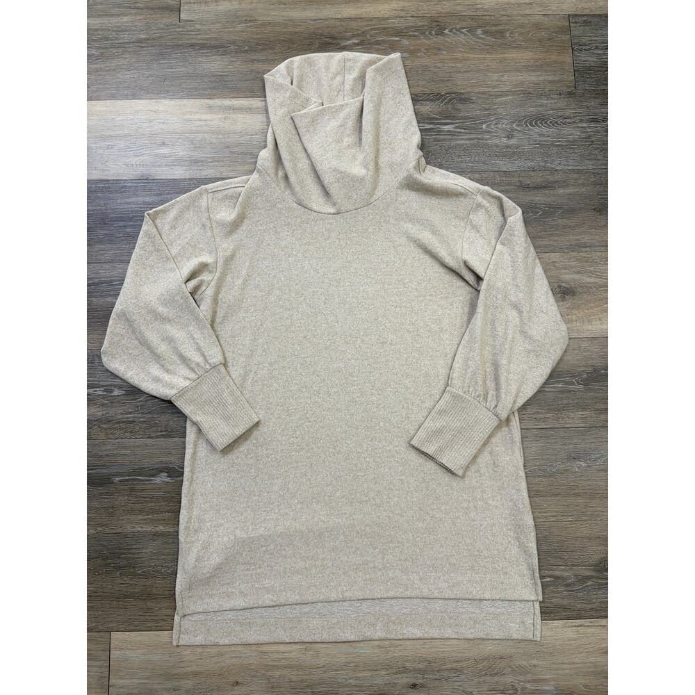 Maeve Anthropologie Beige Turtleneck Sweater Soft Knit Long Sleeve M